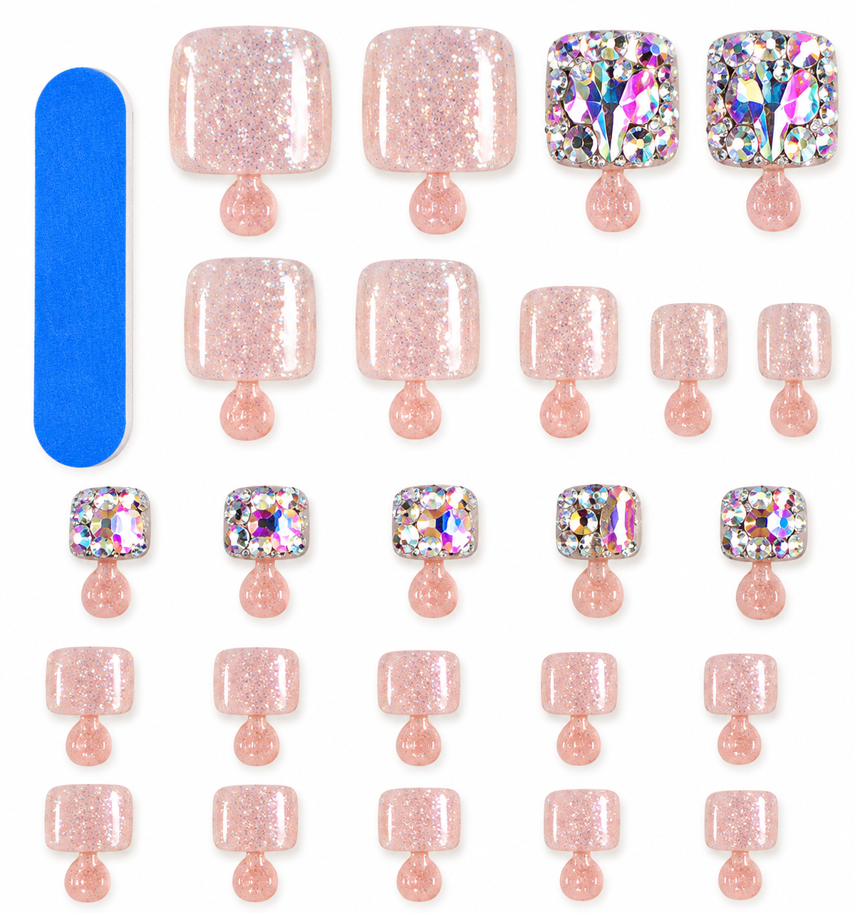 Bling Beauty Toe Nails