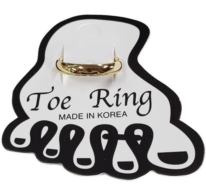 Simple Beauty Toe Ring (Gold)