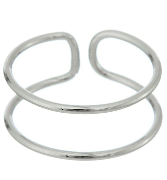 Stella Beauty Toe Ring (Silver)